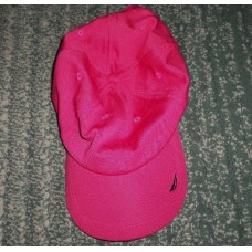 Mujer&apos;s Hot Pink & Blue NAUTICA Embroidered Brim Logo Hat  Adjustable Strap  GUC  eb-04368718